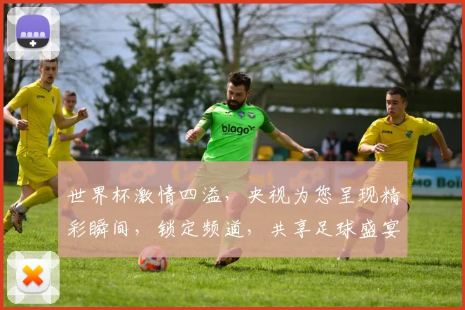 世界杯激情四溢，央视为您呈现精彩瞬间，锁定频道，共享足球盛宴，精彩不容错过